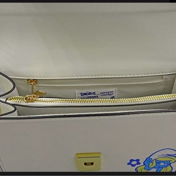 Smurfette Handbag/Purse Pink/White by Smurfs X Unique Vintage Collab - Picture 4 of 4